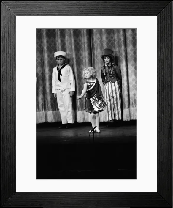Framed Print : Some of the cast on stage during a special dress rehearsal for Gypsy Framed Print : Some of the cast on stage during a special dress rehearsal for Gypsy