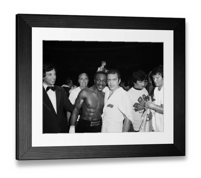 Framed Print : Maurice Hope v Rocky Mattioli (rematch). WBC World Super Welterweight Title at Conference Framed Print : Maurice Hope v Rocky Mattioli (rematch). WBC World Super Welterweight Title at Conference