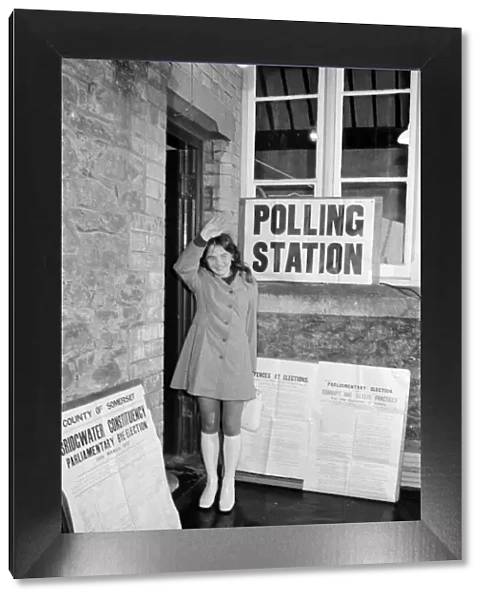Trudy Sellick, the youngest ever voter, aged 18 and 3 hours old