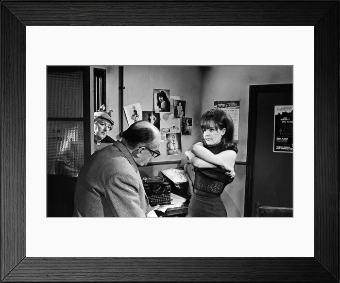 Framed Print : Actress Pauline Collins filming a scene for Secrets of a Windmill Girl Framed Print : Actress Pauline Collins filming a scene for Secrets of a Windmill Girl