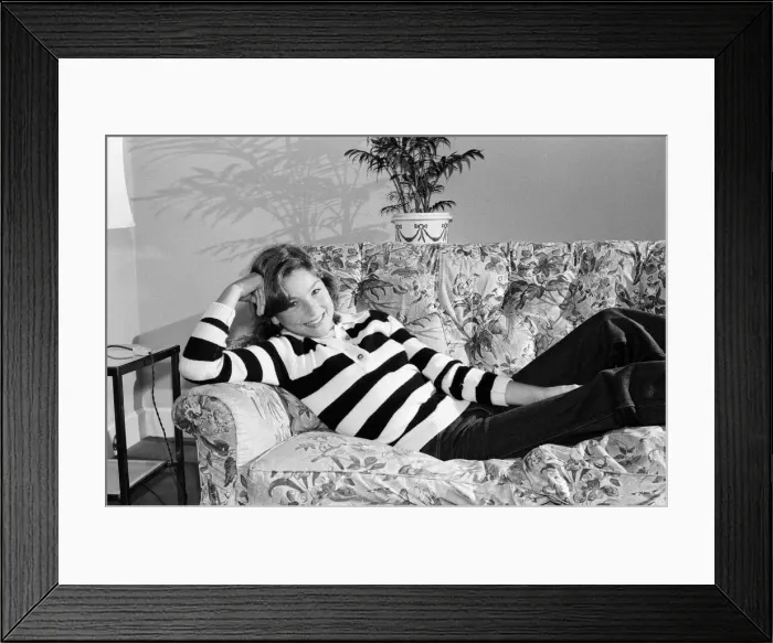 Framed Print : Thirteen-year-old actress Tatum O Neal, pictured at the Dorchester Hotel