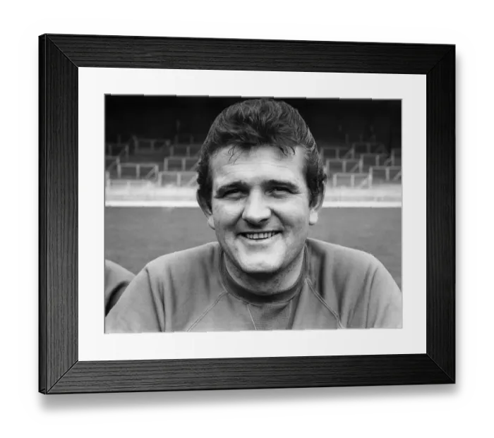 Framed Print : Portrait of Liverpool goalkeeper Tommy Lawrence during a pre season photocall at Anfield