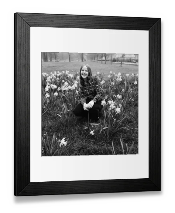 Framed Print : Linda Blair, aged 15, who is the child star of the film The Exorcist