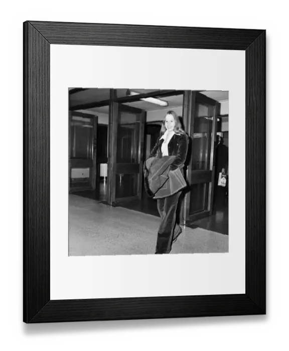Framed Print : Linda Blair, aged 15, who is the child star of the film The Exorcist