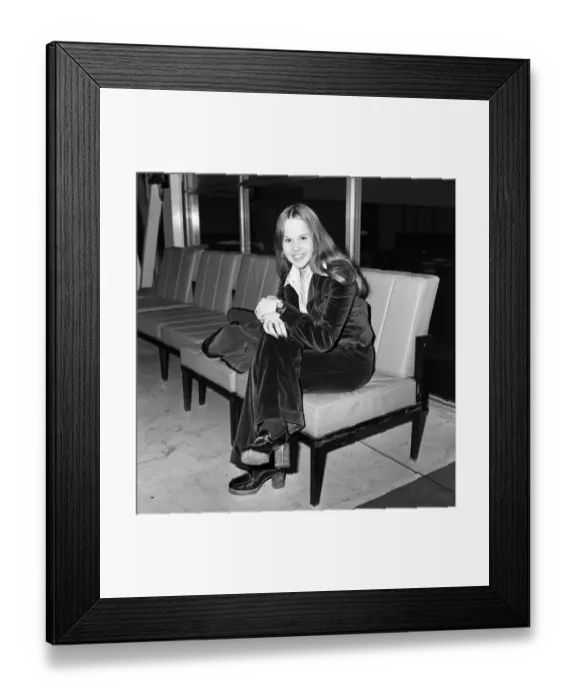 Framed Print : Linda Blair, aged 15, who is the child star of the film The Exorcist