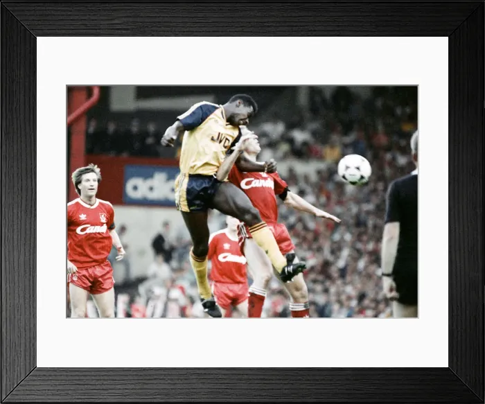 Framed Print : Liverpool 0 v 2 Arsenal, Division One League Title clincher at Anfield, Liverpool Framed Print : Liverpool 0 v 2 Arsenal, Division One League Title clincher at Anfield, Liverpool