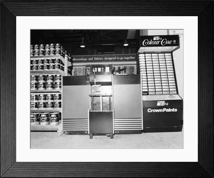 Framed Print : First look at new Tesco Store, England, Saturday 20th October 1979. (Location TBC)