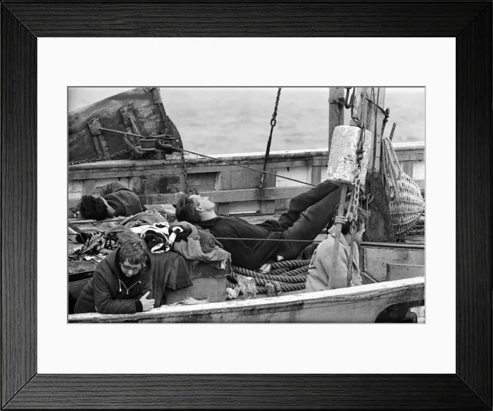 Framed Print : One girl and five men from Middlesbrough were making a bid to cross the Channel in both Framed Print : One girl and five men from Middlesbrough were making a bid to cross the Channel in both