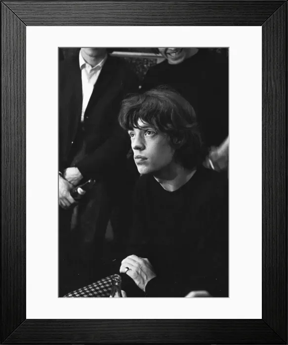 Framed Print : Mick Jagger lead singer with The Rolling Stones seen here backstage following the Stones Framed Print : Mick Jagger lead singer with The Rolling Stones seen here backstage following the Stones
