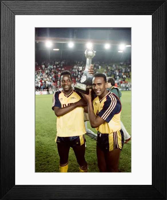 Framed Print : Liverpool 0 v 2 Arsenal, Division One League Title clincher at Anfield, Liverpool Framed Print : Liverpool 0 v 2 Arsenal, Division One League Title clincher at Anfield, Liverpool