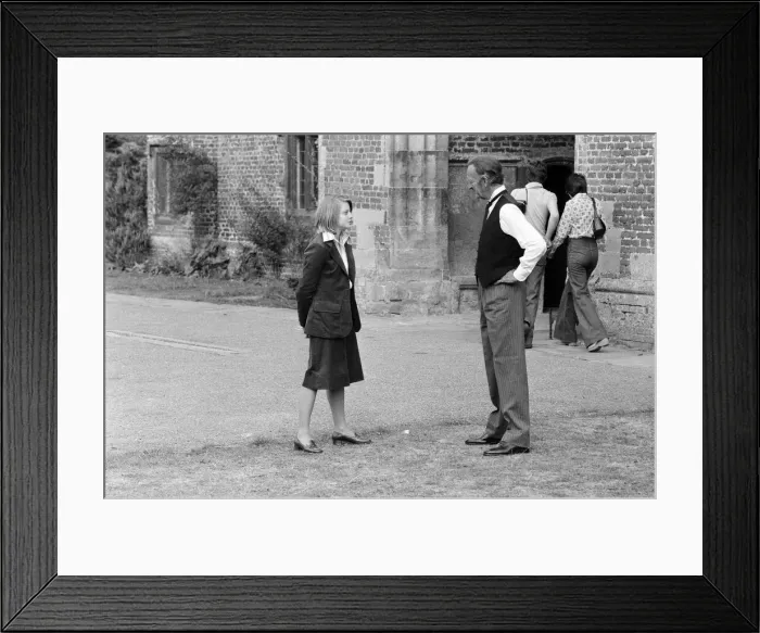 Framed Print : Jodie Foster and David Niven on the set of Candleshoe Framed Print : Jodie Foster and David Niven on the set of Candleshoe