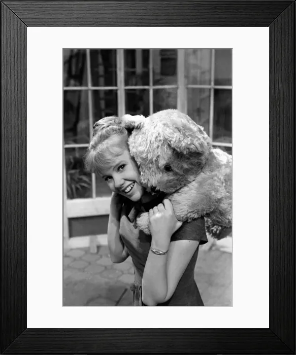 Framed Print : Actress Hayley Mills celebrates her 17th birthday. 18th April 1963 Framed Print : Actress Hayley Mills celebrates her 17th birthday. 18th April 1963