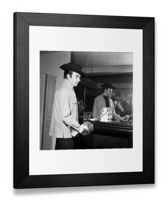 Framed Print : American songwriter Neil Diamond pictued at Westbury Hotel. 3rd May 1967