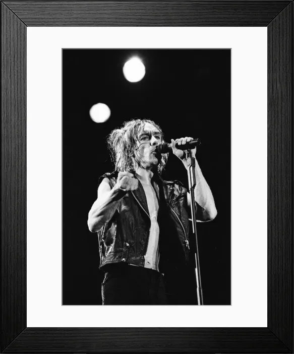 Framed Print : Iggy Pop (real name James Newell Osterberg Jr. ) appearing at The Reading Festival Framed Print : Iggy Pop (real name James Newell Osterberg Jr. ) appearing at The Reading Festival