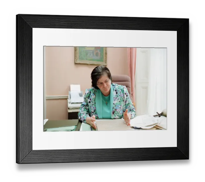 Framed Print : Ann Widdecombe, Parliamentary Under-Secretary (Department of Social Security)