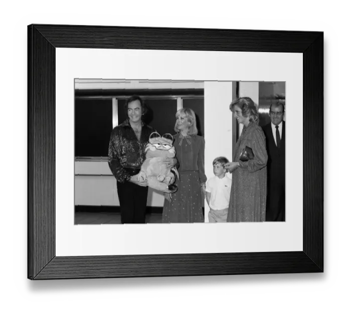 Framed Print : Diana, Princess of Wales at Neil Diamonds concert at the National Exhibition Centre Framed Print : Diana, Princess of Wales at Neil Diamonds concert at the National Exhibition Centre