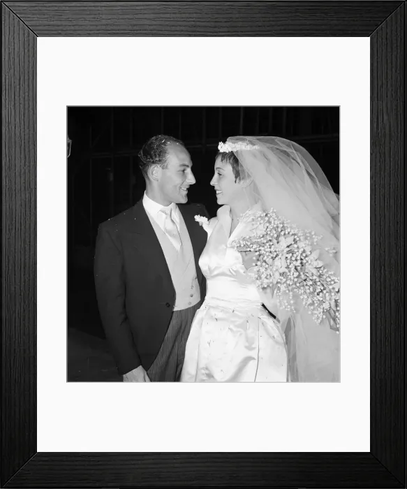 Framed Print : The wedding of Stirling Moss and Katie Molson at St Peters Church, Eaton Square Framed Print : The wedding of Stirling Moss and Katie Molson at St Peters Church, Eaton Square