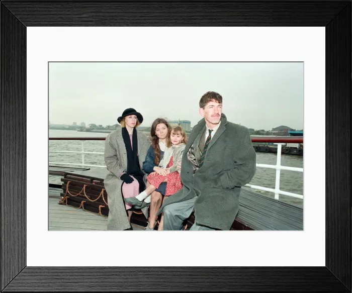 Framed Print : The cast of Twopence to Cross the Mersey'. Carolyn Knight Framed Print : The cast of Twopence to Cross the Mersey'. Carolyn Knight