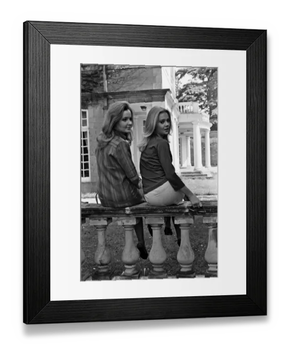 Framed Print : Actresses Hayley Mills and Pippa Steel. 13th May 1967 Framed Print : Actresses Hayley Mills and Pippa Steel. 13th May 1967
