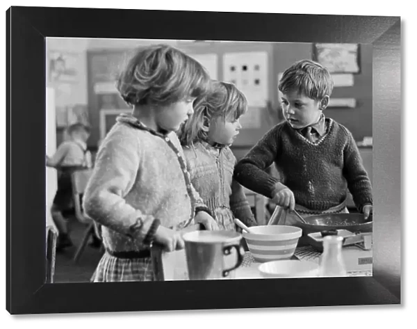 Pancake Making pictures. Five year old pupils from Gawthorpe Infants School, Ussett