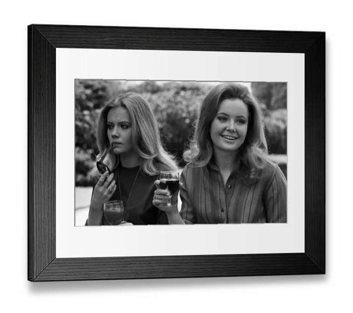 Framed Print : Actresses Hayley Mills and Pippa Steel. 13th May 1967 Framed Print : Actresses Hayley Mills and Pippa Steel. 13th May 1967