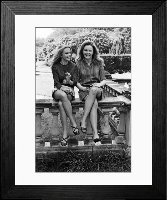 Framed Print : Actresses Hayley Mills and Pippa Steel. 13th May 1967 Framed Print : Actresses Hayley Mills and Pippa Steel. 13th May 1967