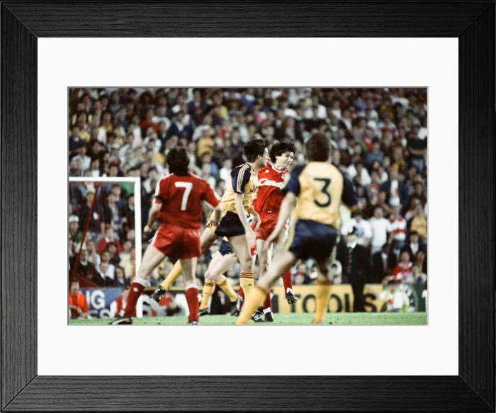 Framed Print : Liverpool 0 v 2 Arsenal, Division One League Title clincher at Anfield, Liverpool Framed Print : Liverpool 0 v 2 Arsenal, Division One League Title clincher at Anfield, Liverpool