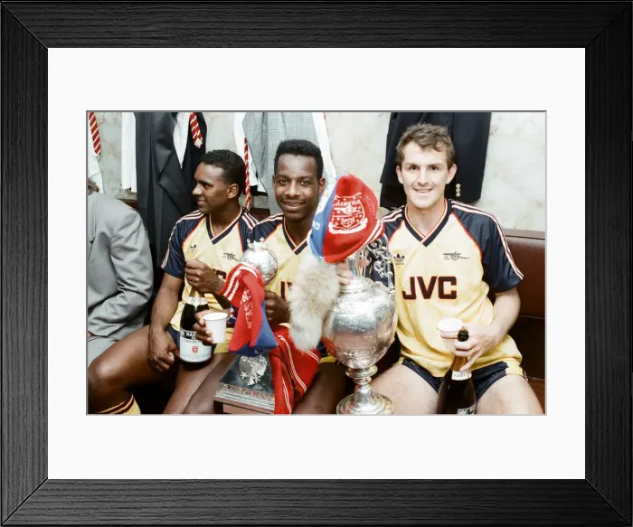Framed Print : Liverpool 0 v 2 Arsenal, Division One League Title clincher at Anfield, Liverpool Framed Print : Liverpool 0 v 2 Arsenal, Division One League Title clincher at Anfield, Liverpool