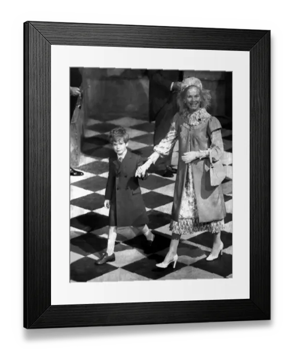 Framed Print : Prince Edward of Kent - The Duke of Kent The Duchess of Kent arrives at St Framed Print : Prince Edward of Kent - The Duke of Kent The Duchess of Kent arrives at St