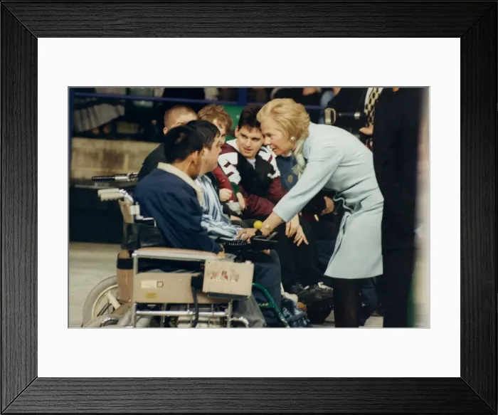 Framed Print : he Duke and Duchess of Kent North East Royal Visits The Duchess of Kent