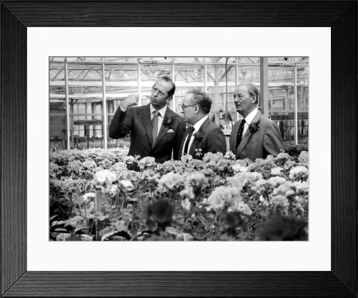 Framed Print : Prince Edward of Kent - The Duke and Duchess of Kent North East Royal Visits Framed Print : Prince Edward of Kent - The Duke and Duchess of Kent North East Royal Visits