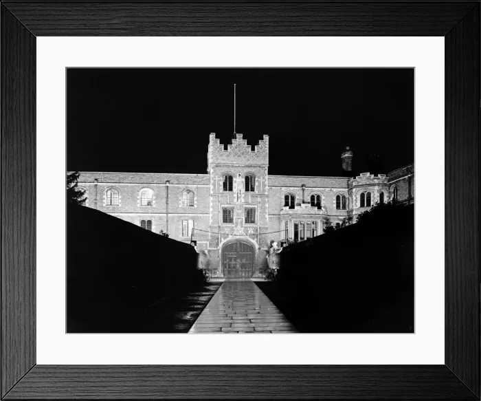 Framed Print : Jesus College, Cambridge Cambridgeshire. Circa June 1953 Framed Print : Jesus College, Cambridge Cambridgeshire. Circa June 1953