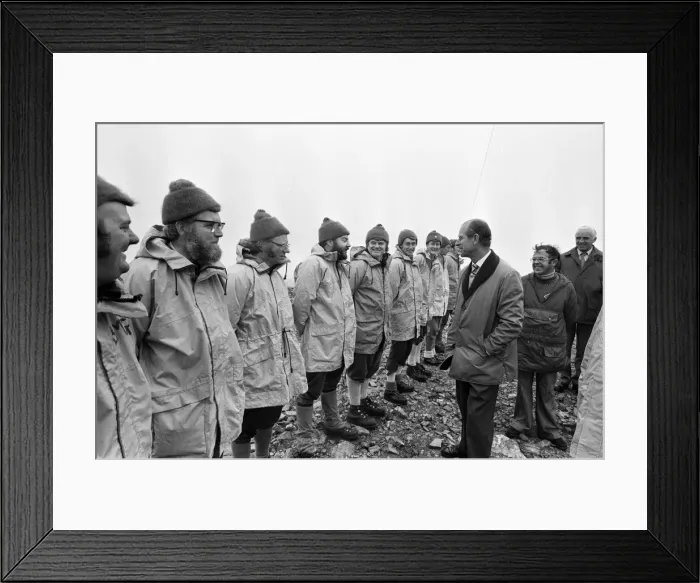 Framed Print : Prince Philip, Duke of Edinburgh visits Braemar. 2nd July 1978 Framed Print : Prince Philip, Duke of Edinburgh visits Braemar. 2nd July 1978