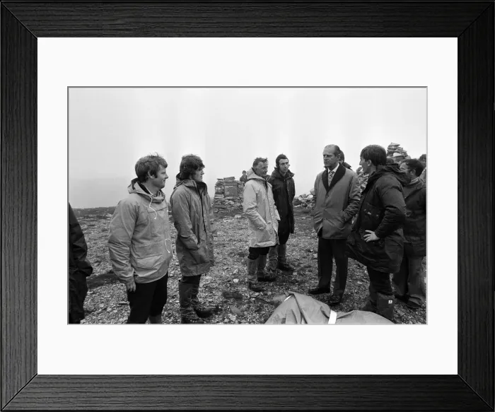 Framed Print : Prince Philip, Duke of Edinburgh visits Braemar. 2nd July 1978 Framed Print : Prince Philip, Duke of Edinburgh visits Braemar. 2nd July 1978