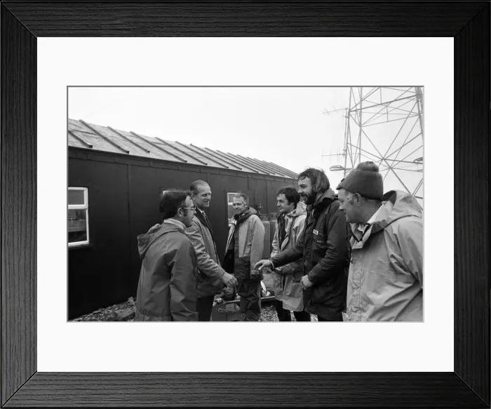 Framed Print : Prince Philip, Duke of Edinburgh visits Braemar. 2nd July 1978 Framed Print : Prince Philip, Duke of Edinburgh visits Braemar. 2nd July 1978