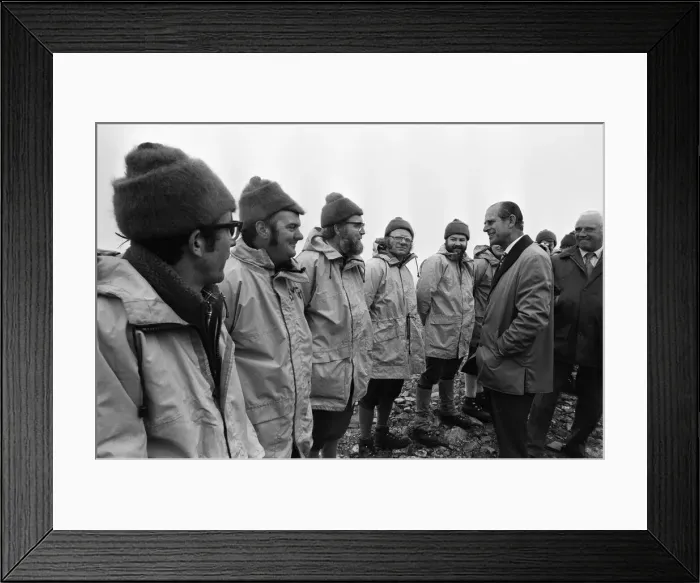 Framed Print : Prince Philip, Duke of Edinburgh visits Braemar. 2nd July 1978 Framed Print : Prince Philip, Duke of Edinburgh visits Braemar. 2nd July 1978