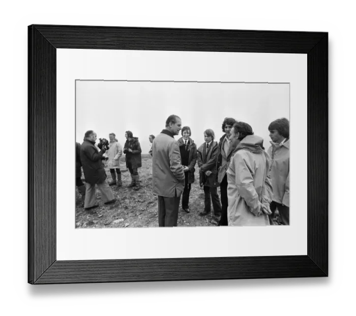 Framed Print : Prince Philip, Duke of Edinburgh visits Braemar. 2nd July 1978 Framed Print : Prince Philip, Duke of Edinburgh visits Braemar. 2nd July 1978
