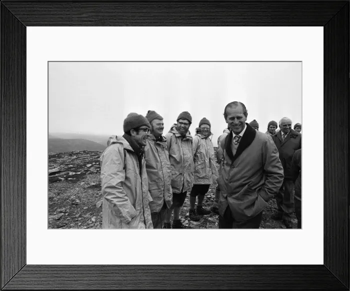 Framed Print : Prince Philip, Duke of Edinburgh visits Braemar. 2nd July 1978 Framed Print : Prince Philip, Duke of Edinburgh visits Braemar. 2nd July 1978