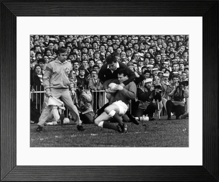 Framed Print : 1988 Five Nations Championship. Wales v Scotland, National Stadium, Cardiff Framed Print : 1988 Five Nations Championship. Wales v Scotland, National Stadium, Cardiff