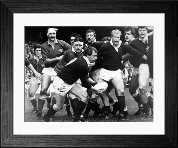 Framed Print : 1988 Five Nations Championship. Wales v Scotland, National Stadium, Cardiff Framed Print : 1988 Five Nations Championship. Wales v Scotland, National Stadium, Cardiff