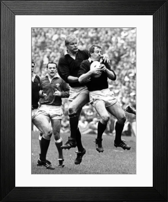 Framed Print : 1988 Five Nations Championship. Wales v Scotland, National Stadium, Cardiff Framed Print : 1988 Five Nations Championship. Wales v Scotland, National Stadium, Cardiff