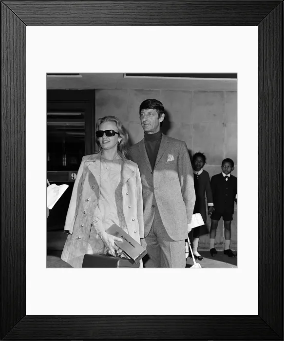 Framed Print : After a working holiday in Nice, Hayley Mills arrives back at London Airport today with Framed Print : After a working holiday in Nice, Hayley Mills arrives back at London Airport today with