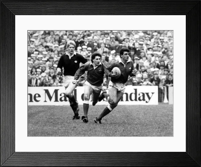 Framed Print : 1988 Five Nations Championship. Wales v Scotland, National Stadium, Cardiff Framed Print : 1988 Five Nations Championship. Wales v Scotland, National Stadium, Cardiff