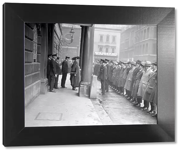 General Strike Scene May 1926 Lord Mayor of London Sir W Pryke addresing city