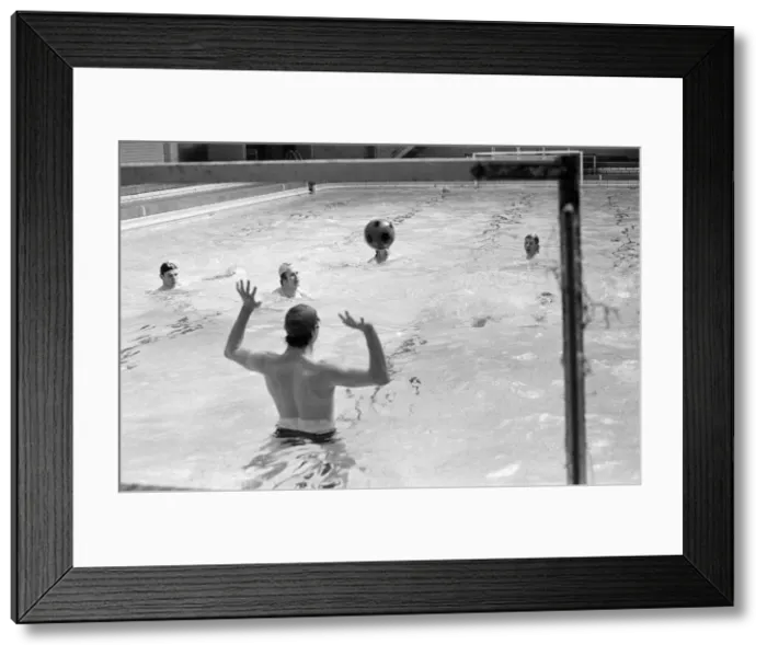 Framed Print : Middlesbrough water polo team. 1972