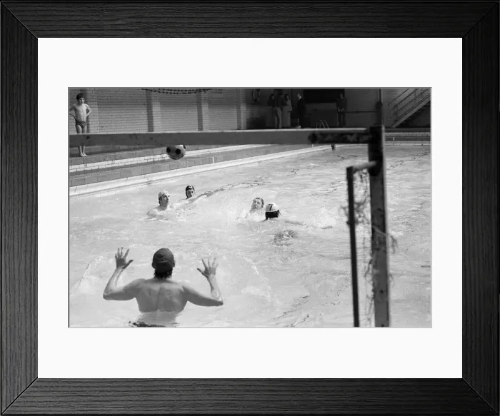 Framed Print : Middlesbrough water polo team. 1972 Framed Print : Middlesbrough water polo team. 1972
