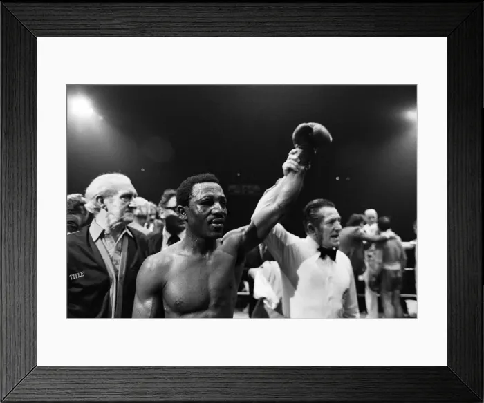Framed Print : Maurice Hope v Carlos Herrera WBC World Super Welterweight Title Framed Print : Maurice Hope v Carlos Herrera WBC World Super Welterweight Title