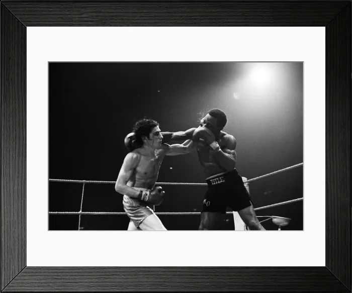 Framed Print : Maurice Hope v Carlos Herrera WBC World Super Welterweight Title Framed Print : Maurice Hope v Carlos Herrera WBC World Super Welterweight Title
