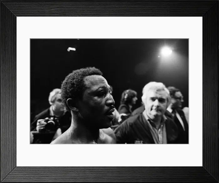 Framed Print : Maurice Hope v Carlos Herrera WBC World Super Welterweight Title Framed Print : Maurice Hope v Carlos Herrera WBC World Super Welterweight Title
