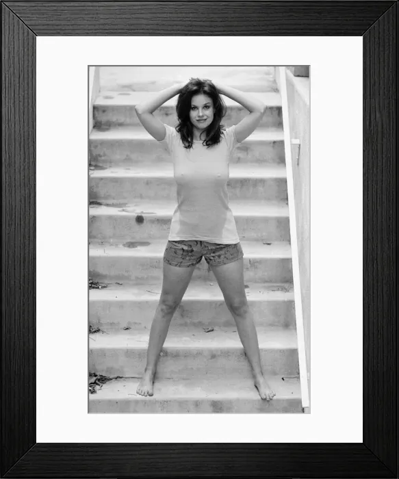 Framed Print : Lana Wood, american actress and younger sister of Natalie Wood
